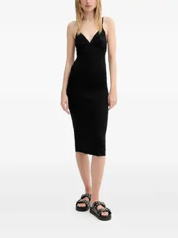 Rick Owens Lilies: Платье с v-образным вырезом 