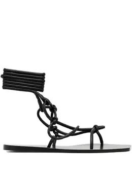 Rick Owens Lilies: Чёрные сандалии 