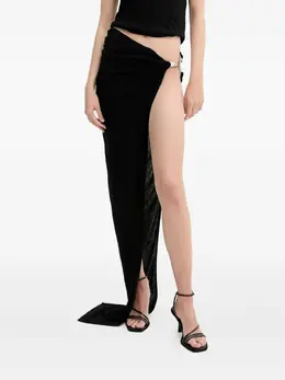 Rick Owens Lilies: Драпированная юбка 