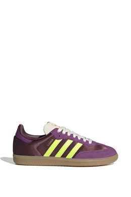 Adidas: Бордовые кроссовки  Samba