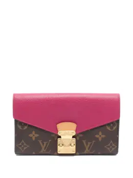 Louis Vuitton Pre-Owned: Коричневый кошелёк 