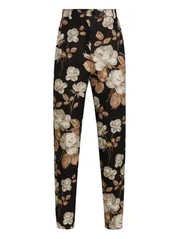 Dolce & Gabbana: Брюки  Rose с принтом