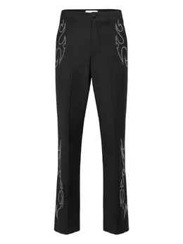 Philipp Plein: Чёрные брюки  Flame