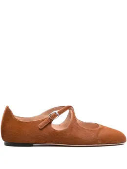 Bally: Коричневые балетки 