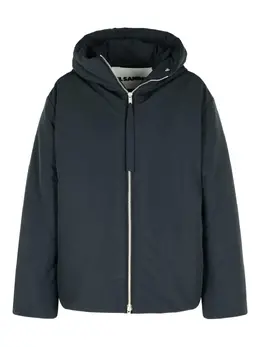 Jil Sander: Куртка  Drawstring с капюшоном