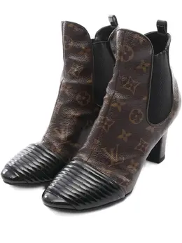 Louis Vuitton Pre-Owned: Коричневые ботинки 