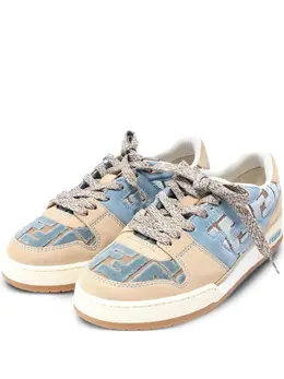 Fendi Pre-Owned: Бежевые кроссовки 