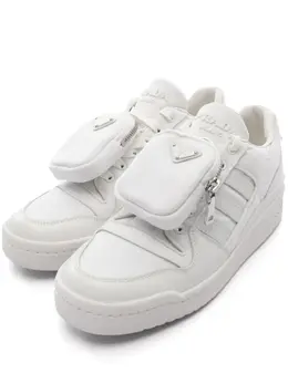 Prada Pre-Owned: Белые кроссовки 