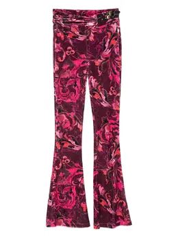 Versace Jeans Couture: Брюки с растительным принтом 