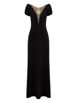 Jenny Packham: Платье с рукавами-фонариками 