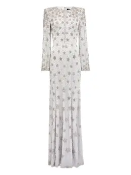Jenny Packham: Платье с длинным рукавом 