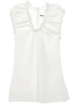 Jil Sander: Белая блуза 