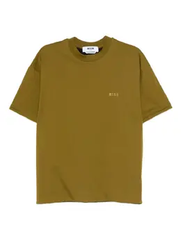 MSGM: Зелёная футболка 