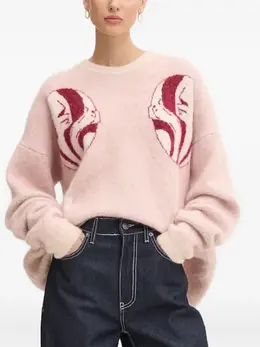 Fiorucci: Розовый свитер 