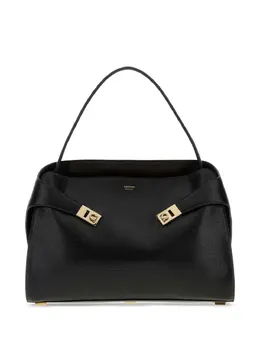 Ferragamo: Чёрная сумка 