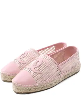 CHANEL Pre-Owned: Светлые мокасины 