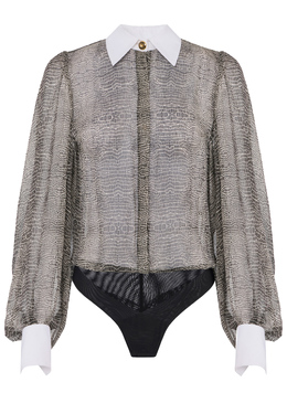 ELISABETTA FRANCHI: Чёрный боди 