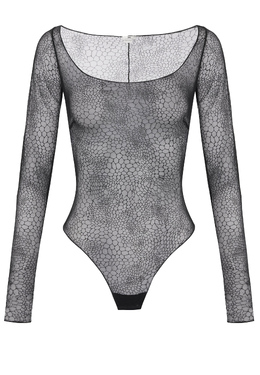 ELISABETTA FRANCHI: Чёрный боди 