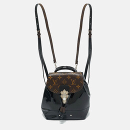 Louis Vuitton: Чёрный рюкзак 