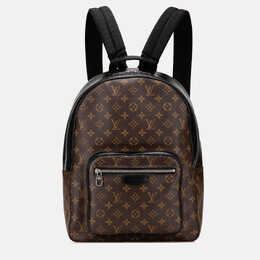 Louis Vuitton: Коричневый рюкзак 