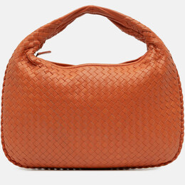 Bottega Veneta: Помаранчеві сумки  Intrecciato