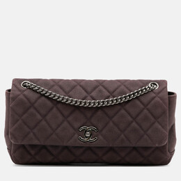 Chanel: Фиолетовая сумка 