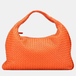 Bottega Veneta: Помаранчеві сумки  Intrecciato