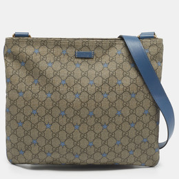 Gucci: Голубая сумка  GG Supreme