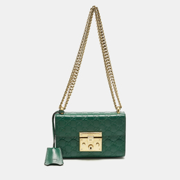 Gucci: Зелёная сумка  Padlock