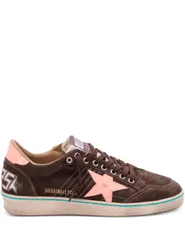 Golden Goose: Коричневые кроссовки  Star