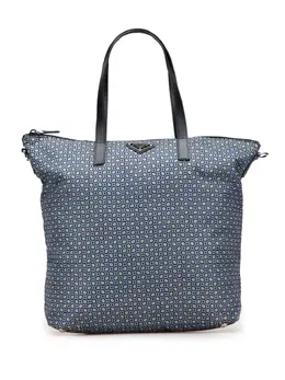Prada Pre-Owned: Голубая сумка 