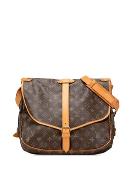 Louis Vuitton Pre-Owned: Коричневая сумка через плечо 