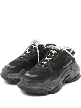 Balenciaga Pre-Owned: Чёрные кроссовки 