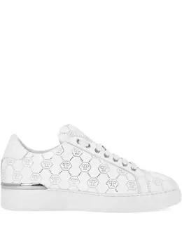 Philipp Plein: Белые кроссовки 