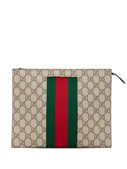 Gucci Pre-Owned: Коричневый клатч 