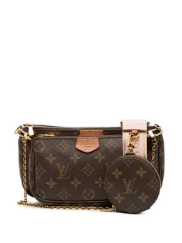 Louis Vuitton Pre-Owned: Коричневая сумка 