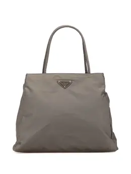 Prada Pre-Owned: Серая сумка-шоппер 
