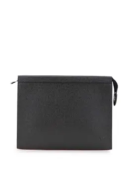 Louis Vuitton Pre-Owned: Чёрный клатч 