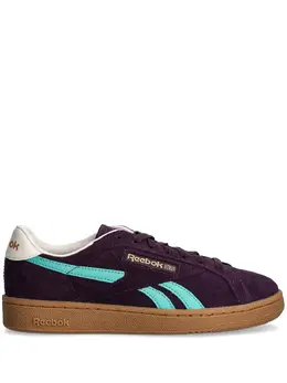 Reebok: Фиолетовые кроссовки  Club C