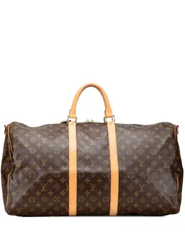 Louis Vuitton Pre-Owned: Коричневая дорожная сумка 