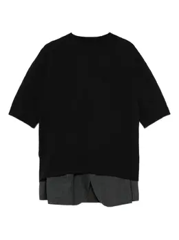 sacai: Свитер с коротким рукавом 