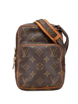 Louis Vuitton Pre-Owned: Коричневая сумка через плечо 
