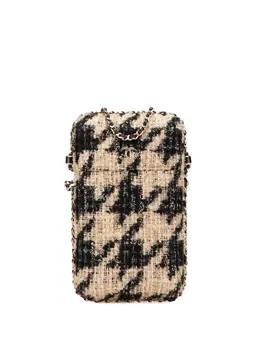 CHANEL Pre-Owned: Коричневая сумка через плечо 