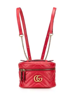 Gucci Pre-Owned: Красный рюкзак 