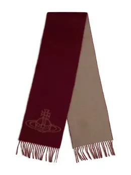 Vivienne Westwood: Бежевый шарф  Orb