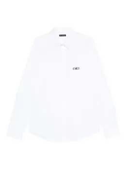 Balenciaga: Рубашка с длинным рукавом 