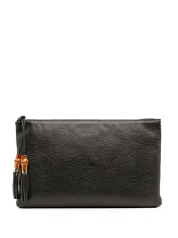 Gucci Pre-Owned: Чёрный клатч 