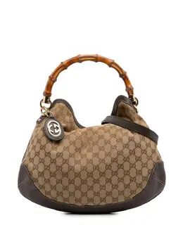 Gucci Pre-Owned: Коричневая сумка 