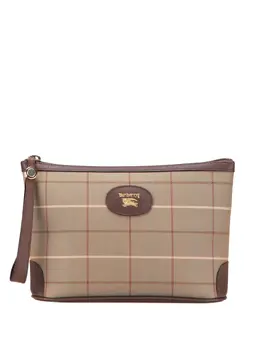 Burberry Pre-Owned: Коричневый клатч 