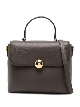 Furla: Коричневая сумка-шоппер 